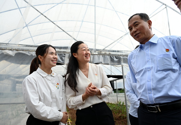 “结对”党员在国家地标产品“永福生姜”试验基地参观学习，探讨产业振兴发展2.jpg